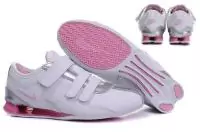 nike shox promos rival 3 femmes chaussures w-rvial3-04 blanc rose,nike sport shox chaussures